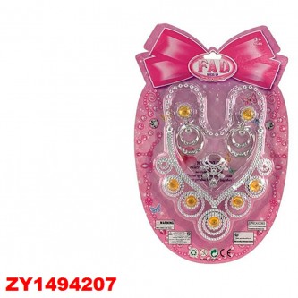 Набор бижутерии ZY1494207 на блистере