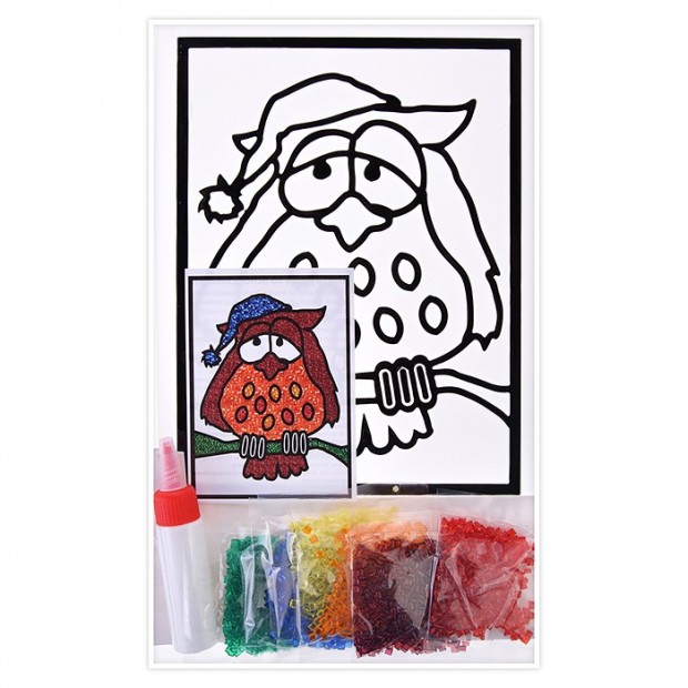 Набор для творчества Насыпь - Наклей Набор для творчества Насыпь - Наклей