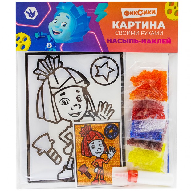 Набор для творчества Насыпь - Наклей Симка тип 71 С-423 Эра Набор для творчества Насыпь - Наклей Симка тип 71 С-423 Эра