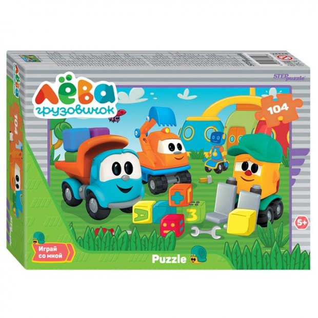 Пазл 104 Грузовичок Лёва 82227 Степ /48/ Пазл 104 Грузовичок Лёва 82227 Степ /48/