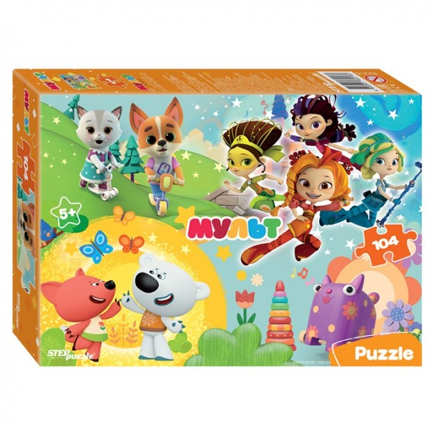 Пазл 104 Сказочный патруль и др. Мульт 82216 Степ /48/ Пазл 104 Сказочный патруль и др. Мульт 82216 Степ /48/