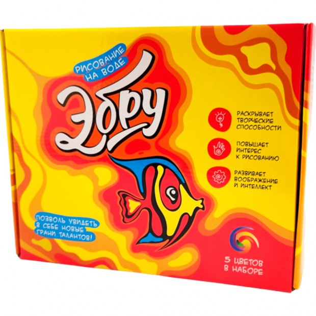Набор для творчества Набор для рисования на воде Эбру 5цв Э05