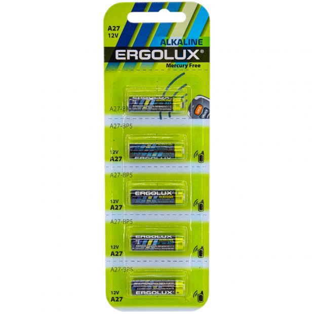 Элемент питания 12297 27A Ergolux ( 1шт) 5xBL (60/480) / цена за 1 шт Элемент питания 12297 27A Ergolux ( 1шт) 5xBL (60/480) / цена за 1 шт