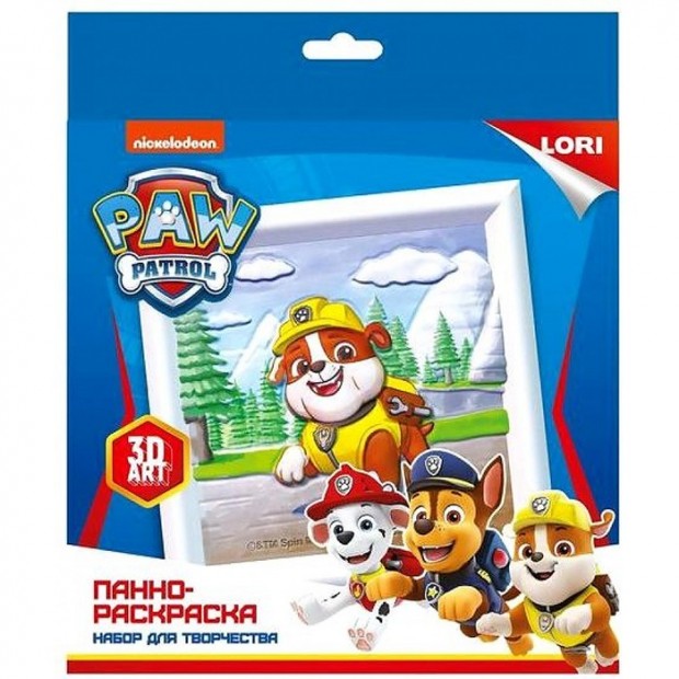 Набор для творчества 3D Art.Панно-раскраска Щенячий патруль 