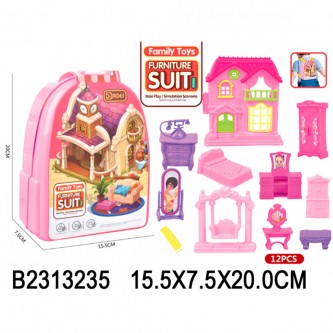 Набор мебели 013-17 в чемодане Набор мебели 013-17 в чемодане