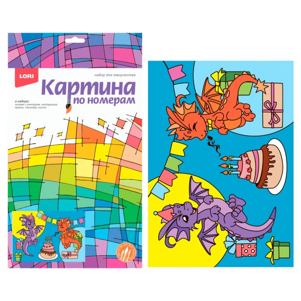 Набор для творчества Картина по номерам для малышей Набор для творчества Картина по номерам для малышей