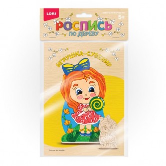 Набор для творчества Роспись по дереву.Игрушка-сувенир Сластена Фнр-006 Lori Набор для творчества Роспись по дереву.Игрушка-сувенир Сластена Фнр-006 Lori