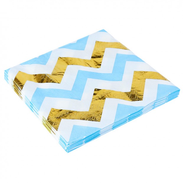 Салфетки бумажные с тиснением Вечеринка 33 см,20 шт ФЛ-2806