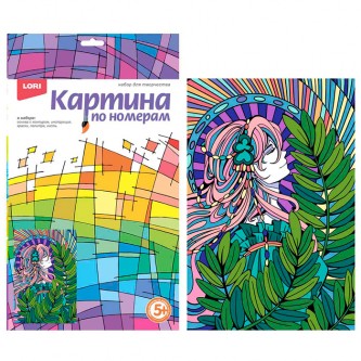 Набор для творчества Картина по номерам для малышей АНИМЕ 