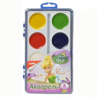 Акварель 8цв Феи Акд-003 Lori Акварель 8цв Феи Акд-003 Lori