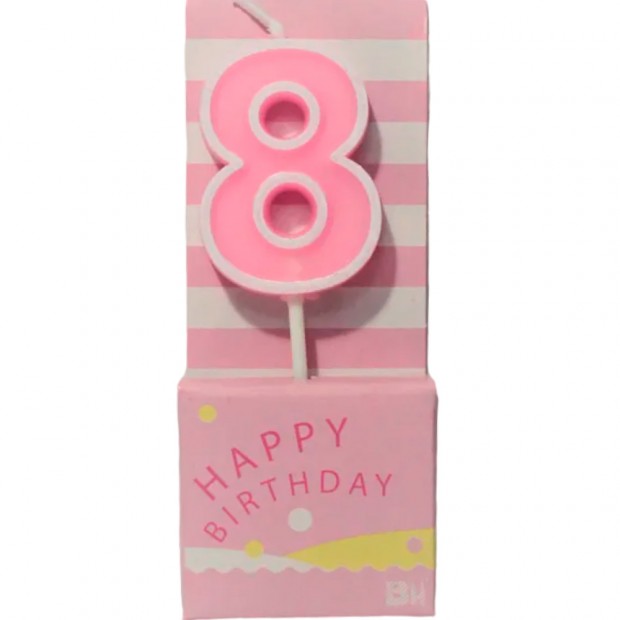Свеча для торта Цифра 8 141V-405 Свеча для торта Цифра 8 141V-405