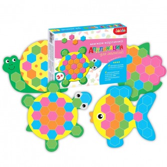 Набор для творчества Аппликация.Мягкая картинка для малышей Зверушки на опушке 4171 Набор для творчества Аппликация.Мягкая картинка для малышей Зверушки на опушке 4171