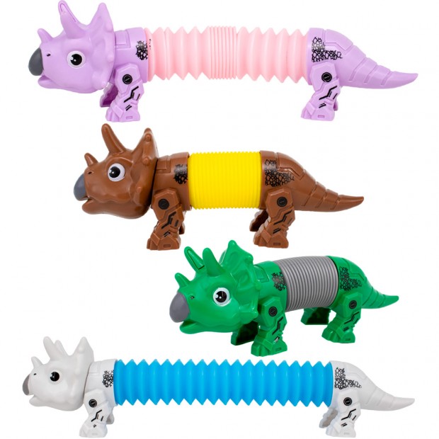 Игрушка-тянучка 777-11 носорог в пак.