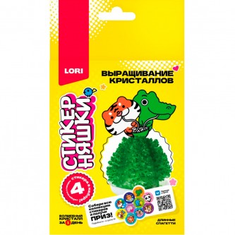 Набор для творчества Выращивание кристаллов Длинные спагетти, зелёный кристалл Кфо-005 Lori Набор для творчества Выращивание кристаллов Длинные спагетти, зелёный кристалл Кфо-005 Lori