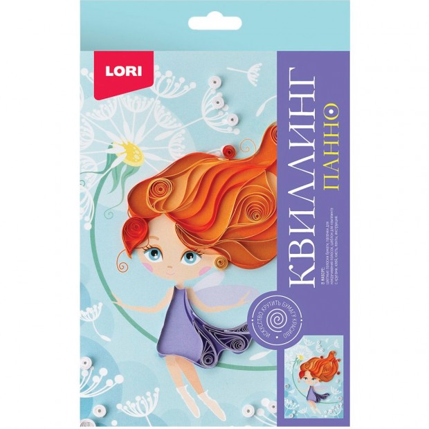 Набор для творчества Квиллинг Панно Фея Квл-038 Lori Набор для творчества Квиллинг Панно Фея Квл-038 Lori