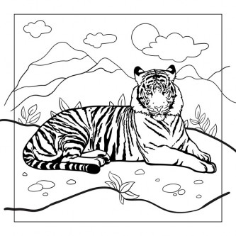 Набор для творчества Выжигание Дикие кошки НР-4332 Набор для творчества Выжигание Дикие кошки НР-4332