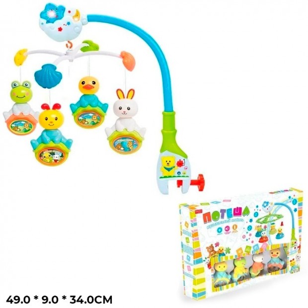 Карусель 2735A-1ZYA Потеша, на батарейках, подсветка, звук, в коробке Карусель 2735A-1ZYA Потеша, на батарейках, подсветка, звук, в коробке