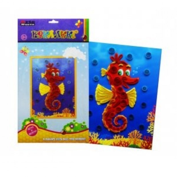 Набор для творчества Квиллинг Морской конек QW-16 СТОК Набор для творчества Квиллинг Морской конек QW-16 СТОК