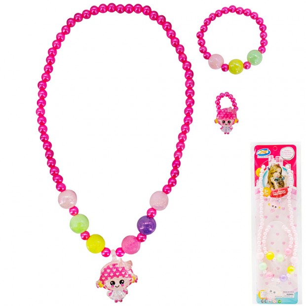 Набор бижутерии B3-14 бусики на блист. Набор бижутерии B3-14 бусики на блист.