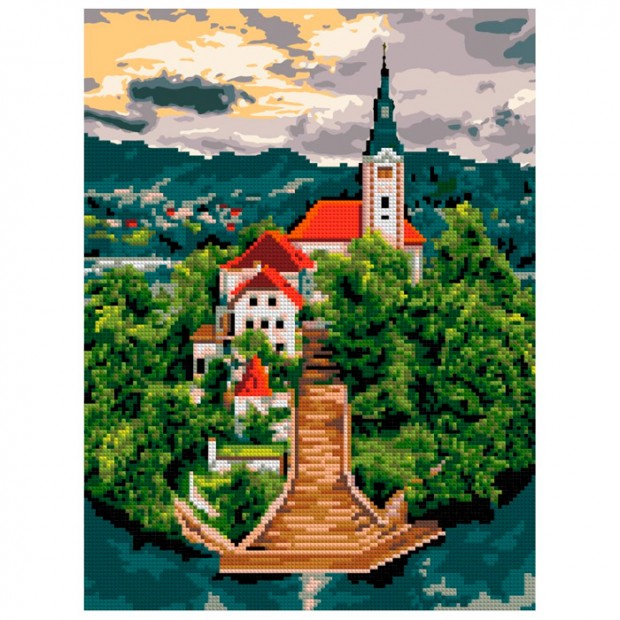 Набор для творчества Алмазная мозаика Таллин 30*40 см Ам-066 LORI