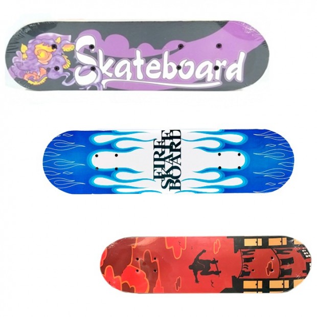 Скейтборд дер. 141-21-8 свет, 71*20 Скейтборд дер. 141-21-8 свет, 71*20