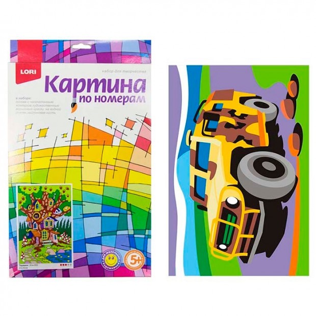 Набор для творчества Картина по номерам для малышей Набор для творчества Картина по номерам для малышей