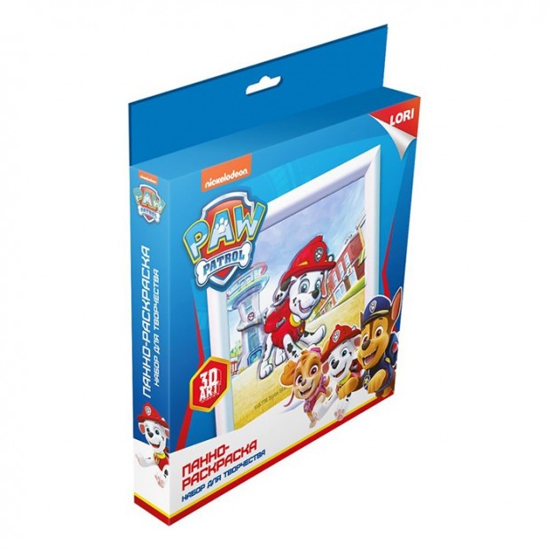 Набор для творчества 3D Art.Панно-раскраска Щенячий патруль 