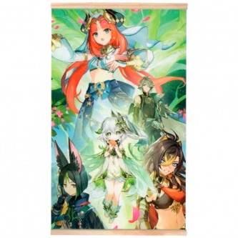 Набор Для Творчества Картина по номерам Колесо Сансары 30x50 см Геншин 08117