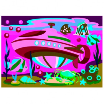 Набор для творчества Картина по номерам для малышей 