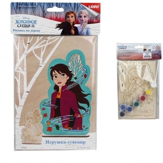 Набор для творчества Роспись по дереву.Игрушка-сувенир Disney. Холодное сердце-2 Набор для творчества Роспись по дереву.Игрушка-сувенир Disney. Холодное сердце-2
