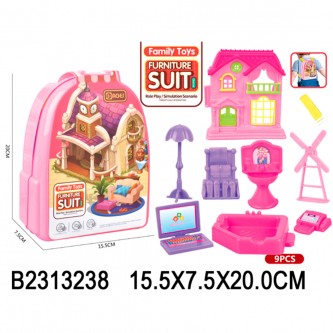Набор мебели 013-20 в чемодане Набор мебели 013-20 в чемодане