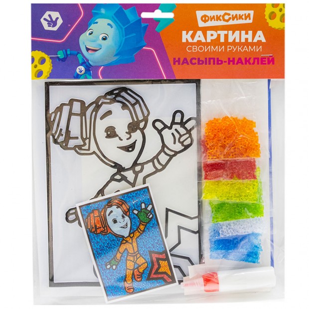 Набор для творчества Насыпь - Наклей Шпуля тип 72 С-424 Эра Набор для творчества Насыпь - Наклей Шпуля тип 72 С-424 Эра