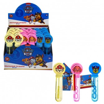 Мыльные пузыри Т22206 Щенячий патруль,колба с кругляшом, 38 мл 1toy Мыльные пузыри Т22206 Щенячий патруль,колба с кругляшом, 38 мл 1toy
