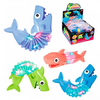 Игрушка-тянучка 7028-SS Акула с подсветкой