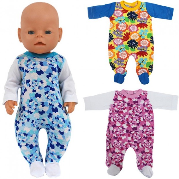 Одежда для куклы Комбинезон с рукавом и ножками Т003 СТОК