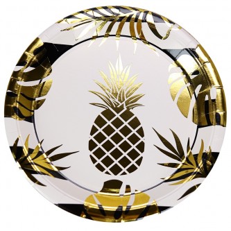 Тарелка 4610144827706 с тиснением Ананасы 23 см 6 шт ФЛ-2770 Тарелка 4610144827706 с тиснением Ананасы 23 см 6 шт ФЛ-2770