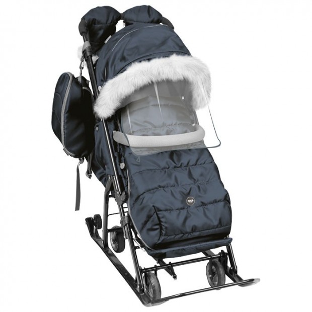 Санки коляска НД7-5SK/6 графитовый /Ника/ Санки коляска НД7-5SK/6 графитовый /Ника/