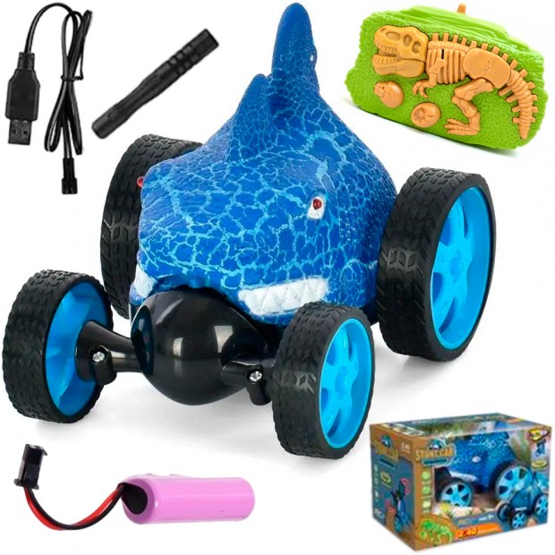 Машина на радиоуправлении NY805-A перевертыш акула в кор. Машина на радиоуправлении NY805-A перевертыш акула в кор.