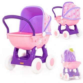 Коляска для куклы Arina №2 4-х колесная Коляска для куклы Arina №2 4-х колесная