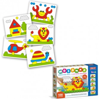 Мозаика d 40мм 100 дет 01079 Стеллар /8/ Мозаика d 40мм 100 дет 01079 Стеллар /8/