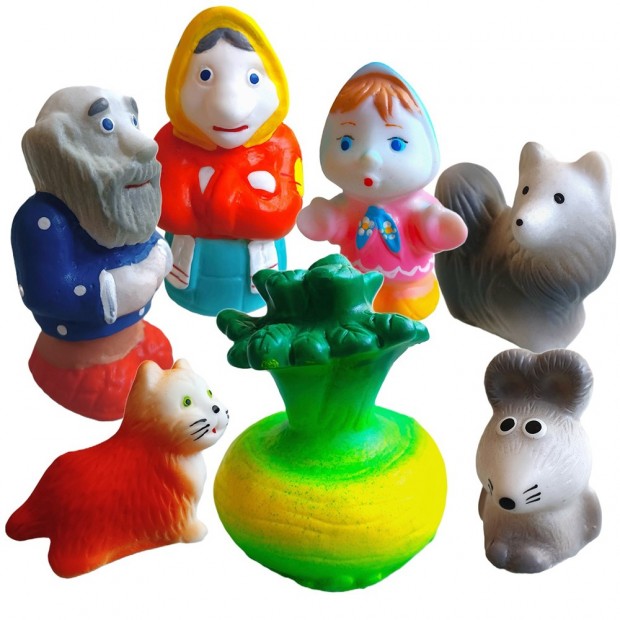 Набор резиновых игрушек Репка СИ-576 на блистере Набор резиновых игрушек Репка СИ-576 на блистере