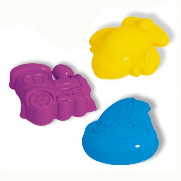 Формочки Кораблик, паровозик, самолетик Формочки Кораблик, паровозик, самолетик