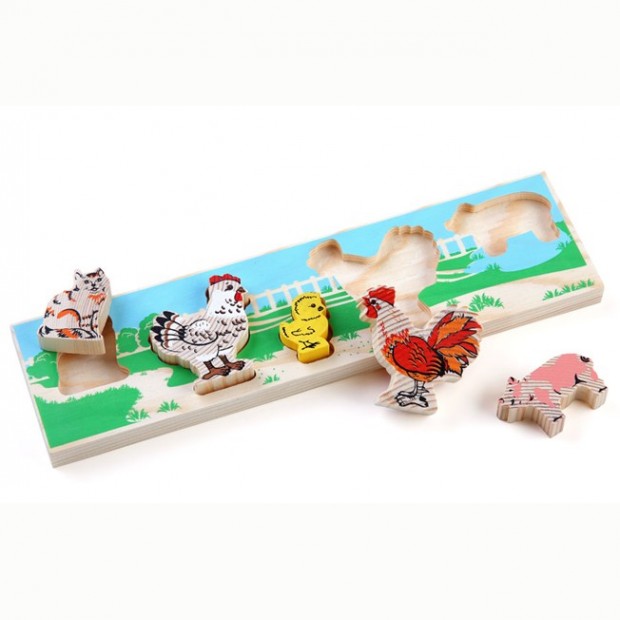 Деревянная рамка вкладыш Двор 382-1 Деревянная рамка вкладыш Двор 382-1