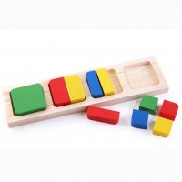 Деревянная рамка вкладыш Геометрия квадрат 332 Деревянная рамка вкладыш Геометрия квадрат 332