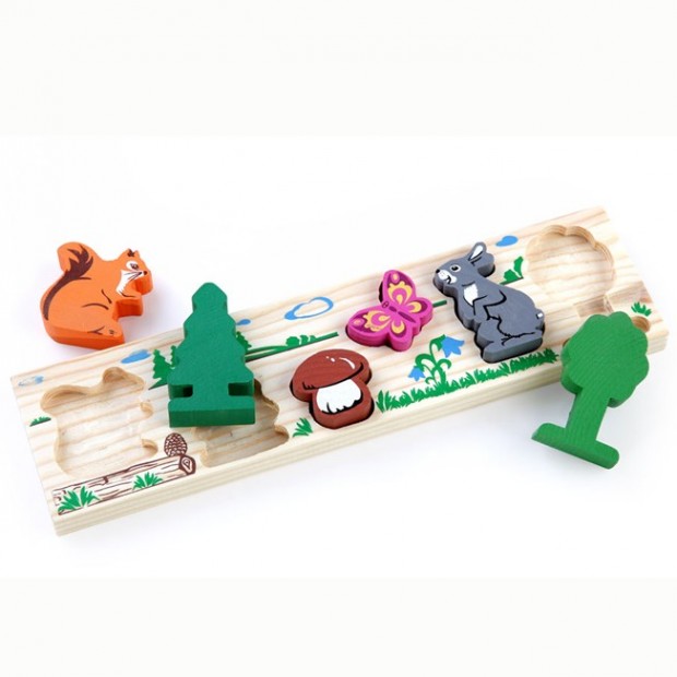 Деревянная рамка вкладыш Лес 362-1 Деревянная рамка вкладыш Лес 362-1