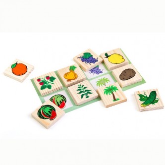 Деревянное лото Растительный мир 6-2222-1 Деревянное лото Растительный мир 6-2222-1