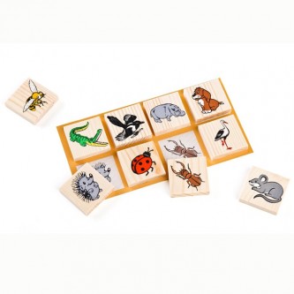 Деревянное лото Животный мир 6-2222-2 Деревянное лото Животный мир 6-2222-2
