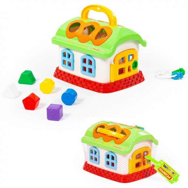 Логическая игрушка Сказочный домик в сетке 48745 Логическая игрушка Сказочный домик в сетке 48745