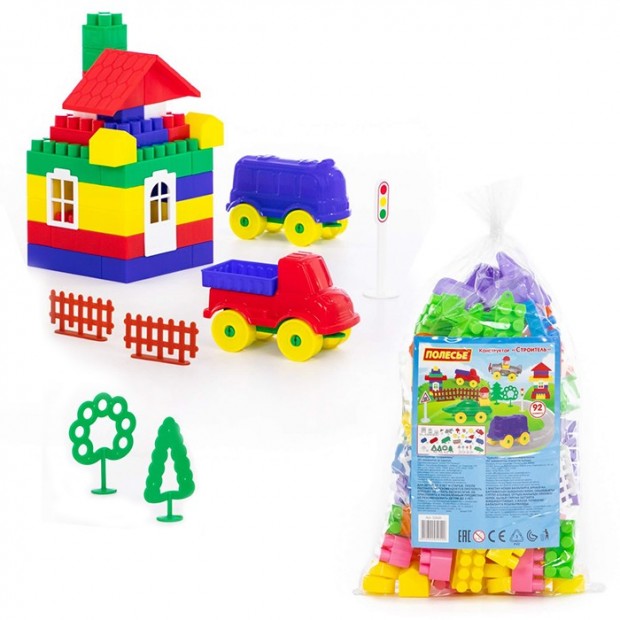 Конструктор Строитель 92 эл. 52520 П-Е /10/ Конструктор Строитель 92 эл. 52520 П-Е /10/