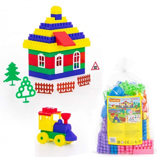 Конструктор Строитель 128 эл. 52537 П-Е /10/ Конструктор Строитель 128 эл. 52537 П-Е /10/